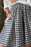 Nonni Gingham City Short Chocolate